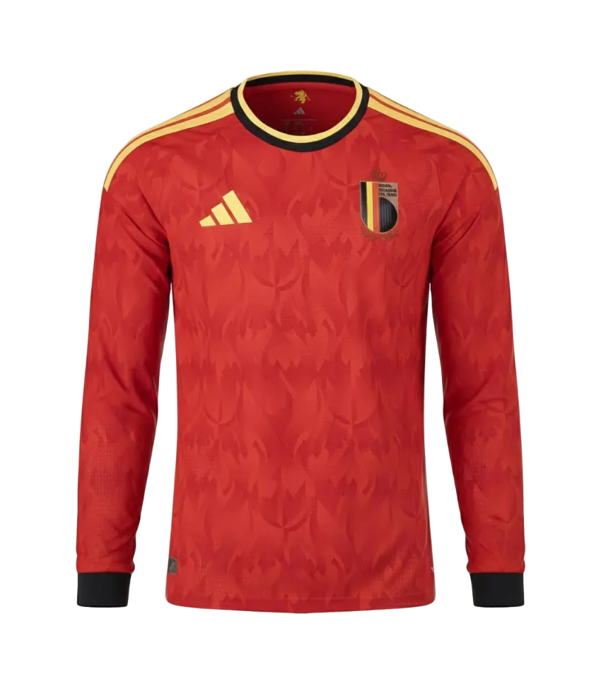 Belgium Home Jersey (Long Sleeve - Player) 2026 World Cup