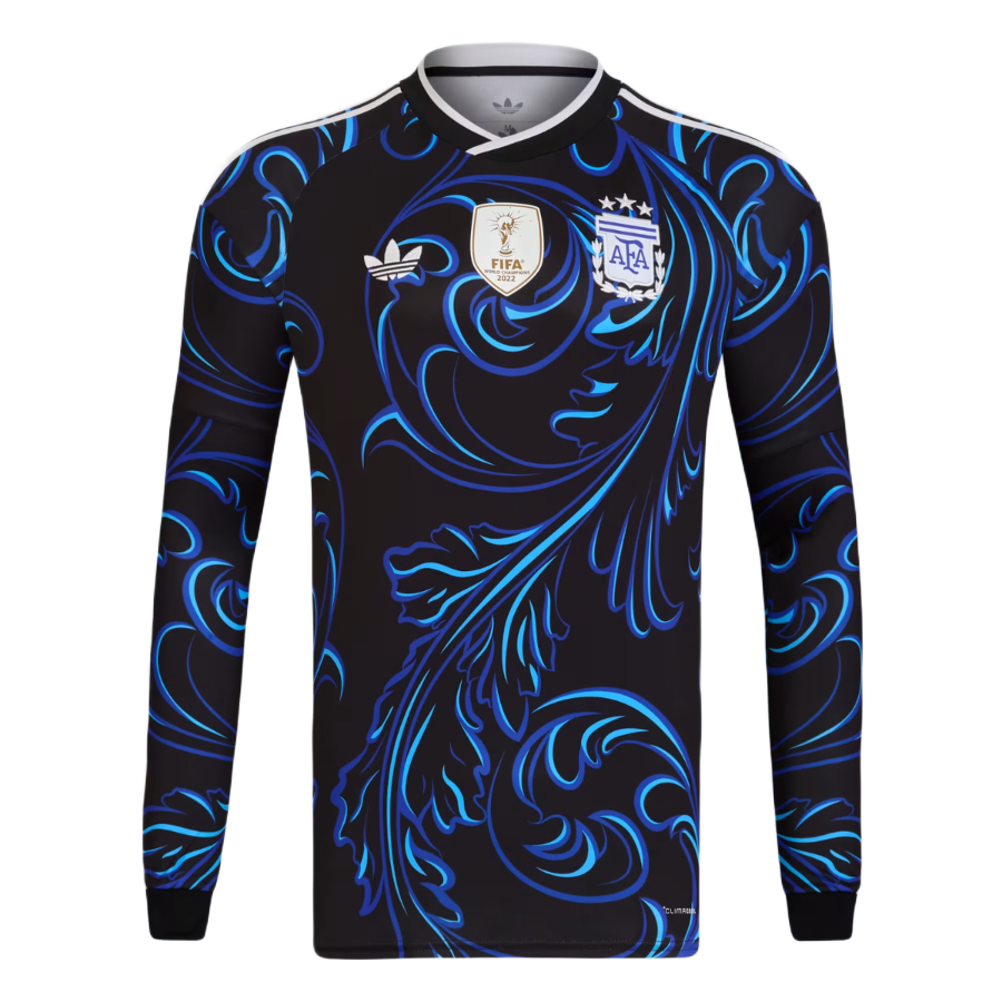 Camiseta de visitante de Argentina (manga larga de estadio) Copa Mundial 2026