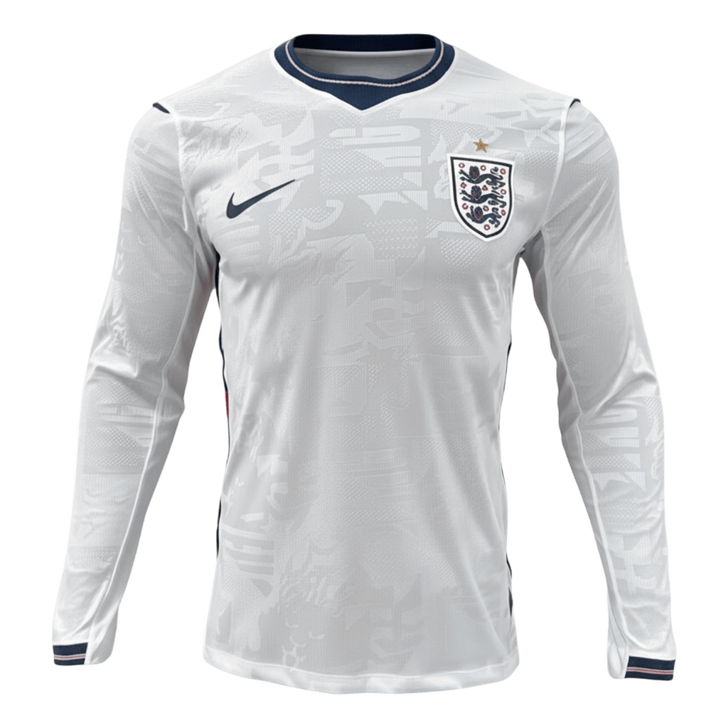 England Home Jersey (Long Sleeve - Player) 2026 World Cup