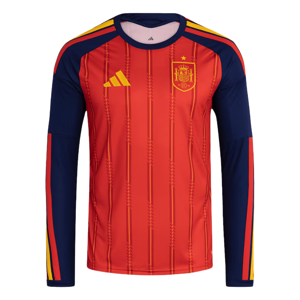 Spain Home Jersey (Long Sleeve - Fan) 2026 World Cup