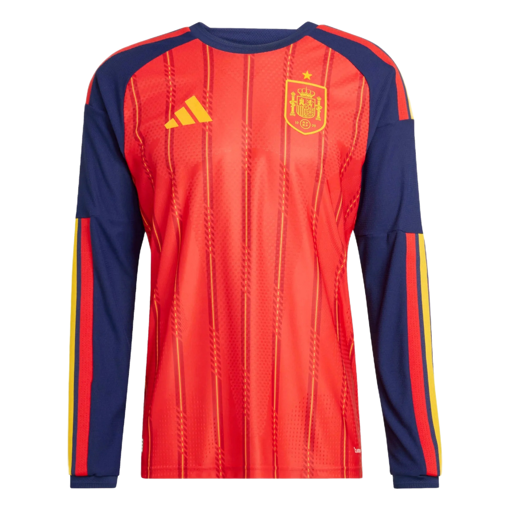 Spain Home Jersey (Long Sleeve - Player) 2026 World Cup