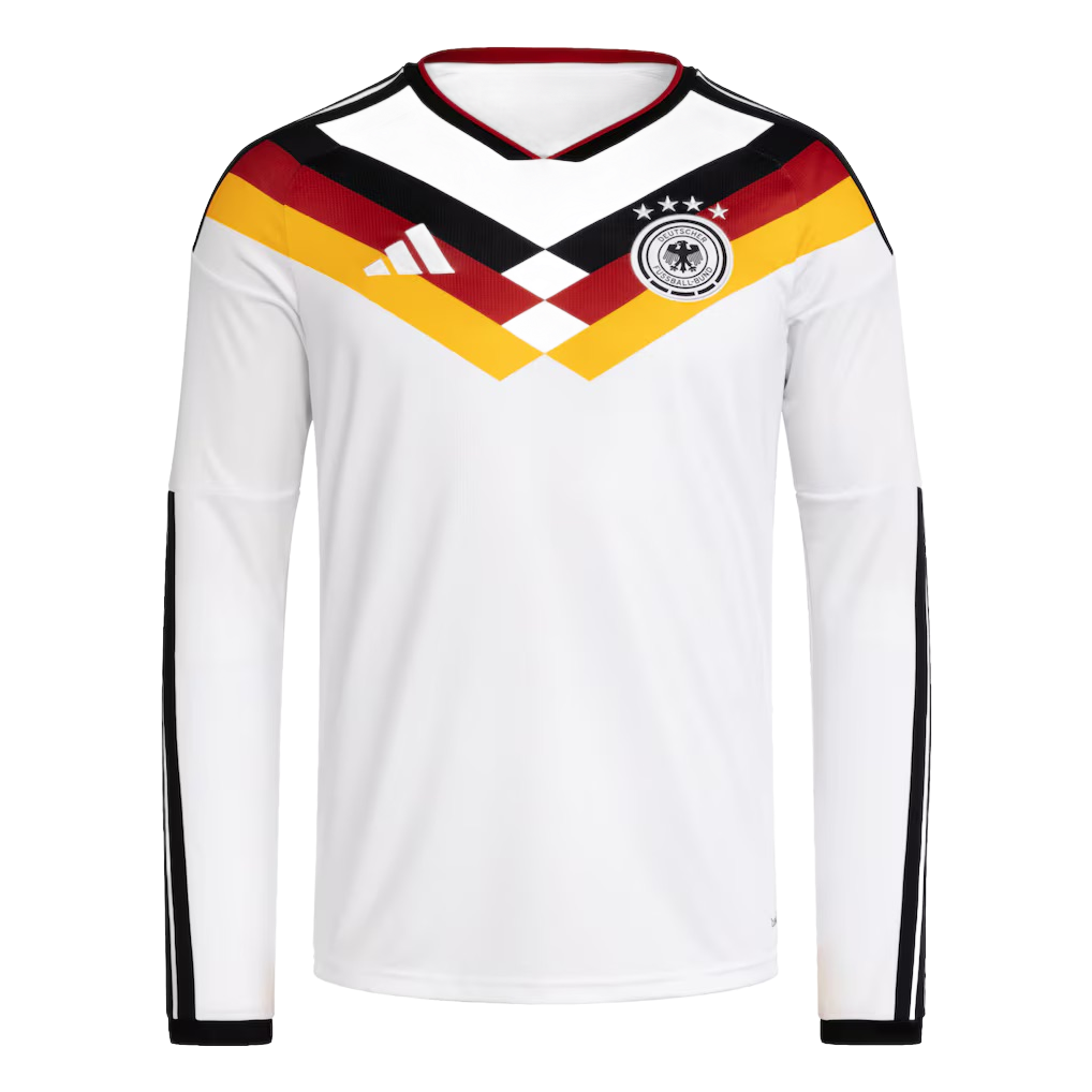 Germany Home Jersey (Long Sleeve - Fan) 2026 World Cup